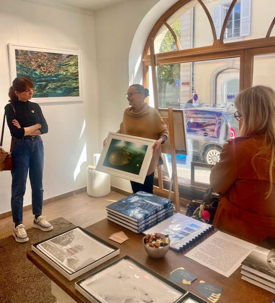 Visite exposition des photographies de Laurent Ballesta