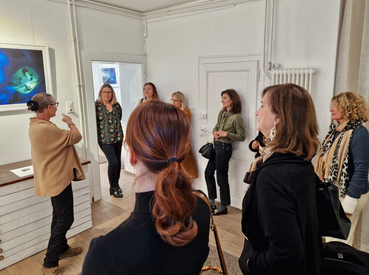 Visite exposition des photographies de Laurent Ballesta