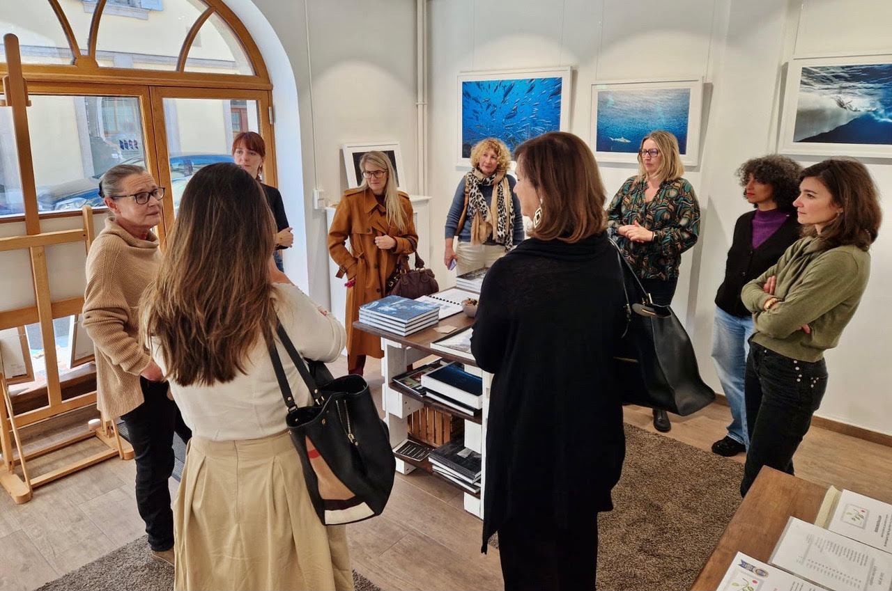 Visite exposition des photographies de Laurent Ballesta