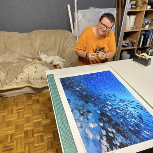 Découverte du métier d&rsquo;encadreuse avec Alexia Geroudet