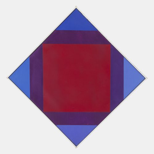 Max Bill (1908-1994)
Transcoloration aus rot zu blau, huile sur toile, signée,
datée 1972-74 et titrée au dos, 40x40 cm.
Provenance: vente Dobiaschofsky, 7 novembre 2003